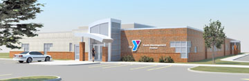 Rendition of the new Youth Center